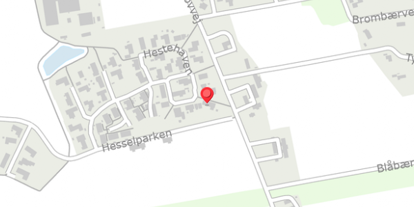 Trafikstøjkort på Hestehaven 64, 8500 Grenaa