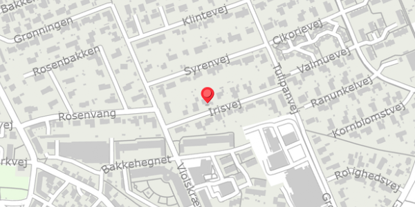 Trafikstøjkort på Irisvej 7, 8500 Grenaa