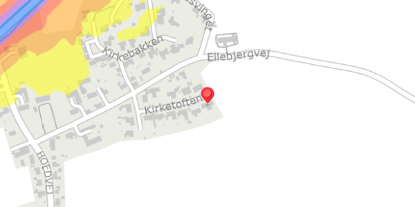 Trafikstøjkort på Kirketoften 12, . , 8500 Grenaa