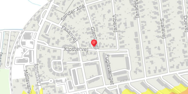 Trafikstøjkort på Klostervej 11, . , 8500 Grenaa