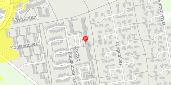 Trafikstøjkort på Krattet 254, . , 8500 Grenaa