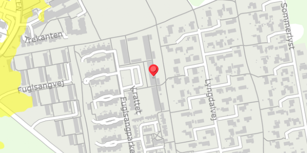 Trafikstøjkort på Krattet 264, 8500 Grenaa