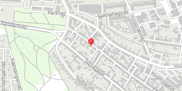 Trafikstøjkort på Lillegade 49, . , 8500 Grenaa