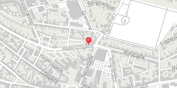 Trafikstøjkort på Markedsgade 2A, 8500 Grenaa