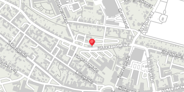 Trafikstøjkort på Markedsgade 6B, . , 8500 Grenaa