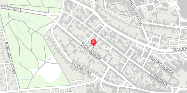 Trafikstøjkort på Mellemstræde 2C, . , 8500 Grenaa