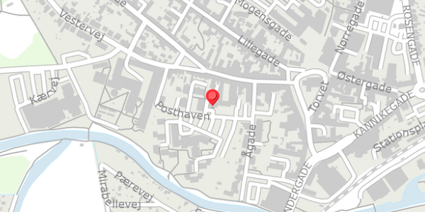 Trafikstøjkort på Posthaven 13, 1. th, 8500 Grenaa