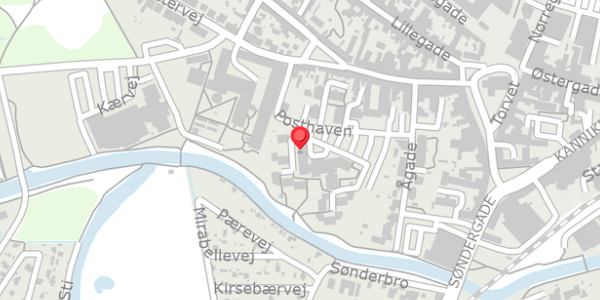 Trafikstøjkort på Posthaven 44, 8500 Grenaa
