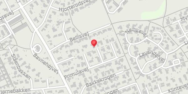 Trafikstøjkort på Primulavej 23, . , 8500 Grenaa