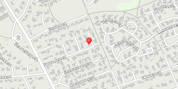Trafikstøjkort på Primulavej 31, . , 8500 Grenaa