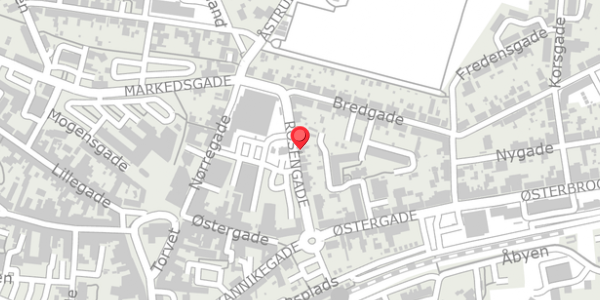 Trafikstøjkort på Rosengade 12, . , 8500 Grenaa