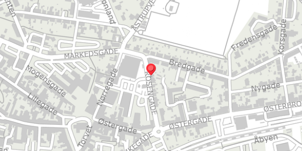 Trafikstøjkort på Rosengade 18, . , 8500 Grenaa