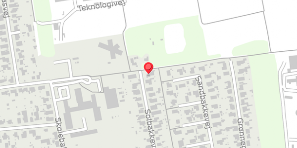 Trafikstøjkort på Solbakkevej 36, . , 8500 Grenaa