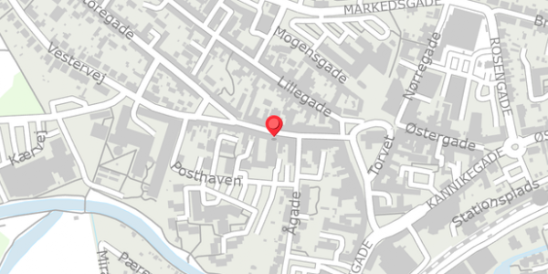 Trafikstøjkort på Storegade 11D, . , 8500 Grenaa