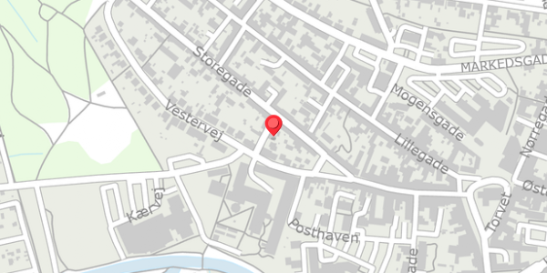 Trafikstøjkort på Storegade 41B, 8500 Grenaa