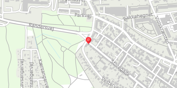 Trafikstøjkort på Storegade 77, 8500 Grenaa
