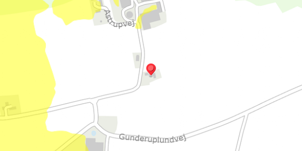 Trafikstøjkort på Astrupvej 8, . , 8370 Hadsten