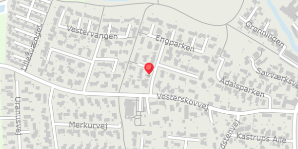 Trafikstøjkort på Engparken 1, . , 8370 Hadsten