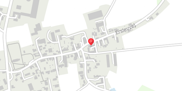Trafikstøjkort på Erslevvej 34, . , 8370 Hadsten