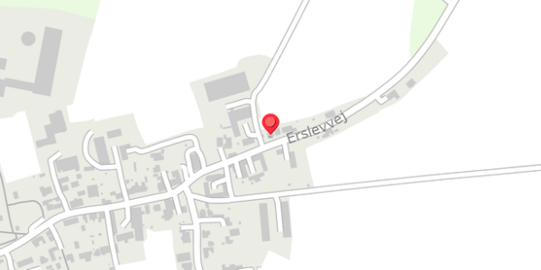 Trafikstøjkort på Erslevvej 47, . , 8370 Hadsten