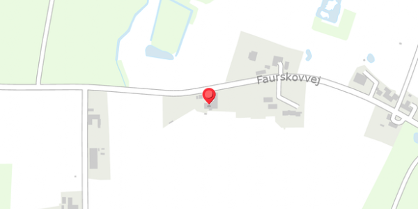 Trafikstøjkort på Faurskovvej 21, 8370 Hadsten