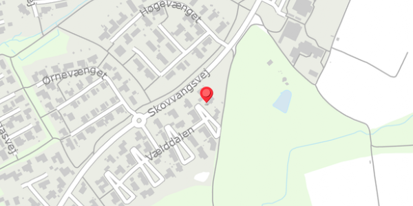 Trafikstøjkort på Vælddalen 15, . , 8370 Hadsten
