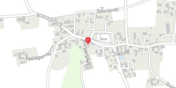 Trafikstøjkort på Borgergade 22, . , 8450 Hammel