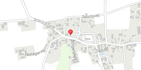 Trafikstøjkort på Borgergade 23, . , 8450 Hammel