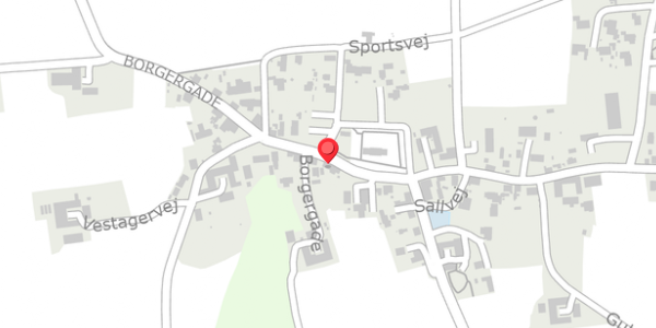 Trafikstøjkort på Borgergade 26, . , 8450 Hammel