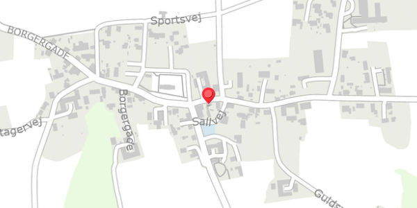 Trafikstøjkort på Borgergade 38, . , 8450 Hammel