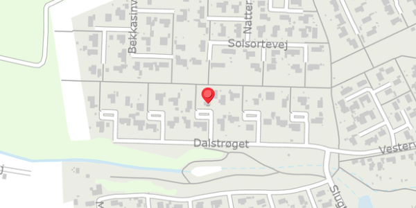 Trafikstøjkort på Dalstrøget 30, 8450 Hammel
