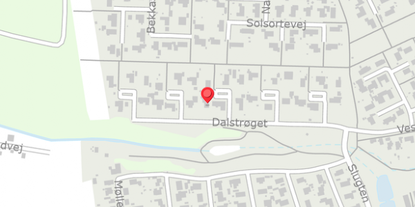 Trafikstøjkort på Dalstrøget 34, 8450 Hammel