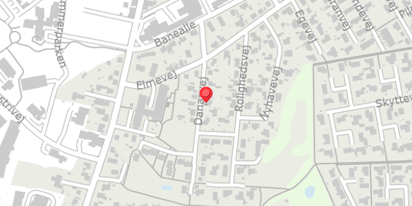 Trafikstøjkort på Danasvej 7, . , 8450 Hammel