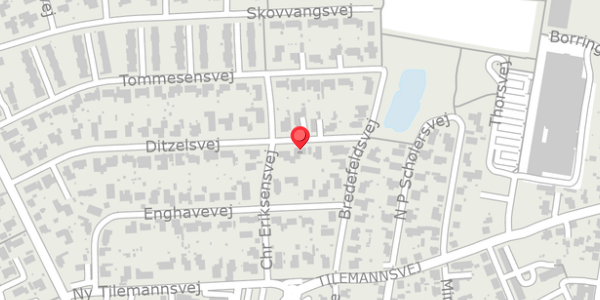 Trafikstøjkort på Ditzelsvej 32, . , 8450 Hammel