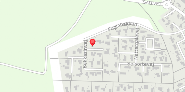 Trafikstøjkort på Duevej 1, . , 8450 Hammel