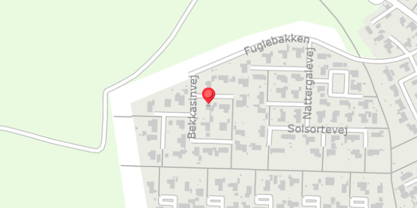 Trafikstøjkort på Duevej 2, 8450 Hammel