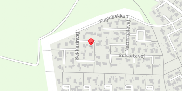 Trafikstøjkort på Duevej 4, 8450 Hammel