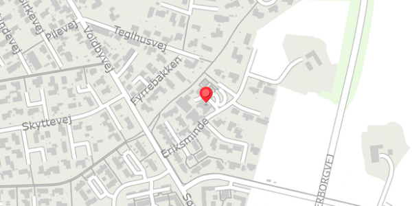 Trafikstøjkort på Eriksminde 21, . 4, 8450 Hammel