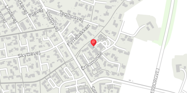 Trafikstøjkort på Eriksminde 25, . , 8450 Hammel