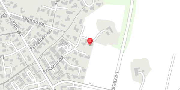 Trafikstøjkort på Eriksminde 58, . , 8450 Hammel