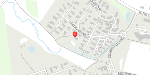 Trafikstøjkort på Harevænget 23, . , 8450 Hammel