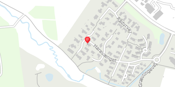 Trafikstøjkort på Harevænget 31, 8450 Hammel