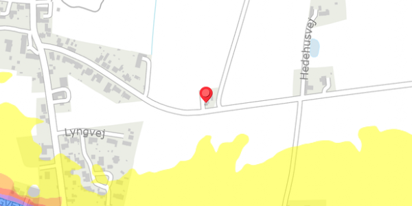 Trafikstøjkort på Hedehusvej 21, 8450 Hammel