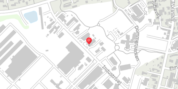Trafikstøjkort på Industrivej 10, . , 8450 Hammel