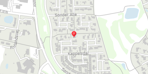 Trafikstøjkort på Kappelsdal 11, . , 8450 Hammel