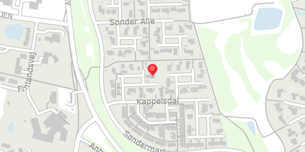 Trafikstøjkort på Kappelsdal 13A, . , 8450 Hammel