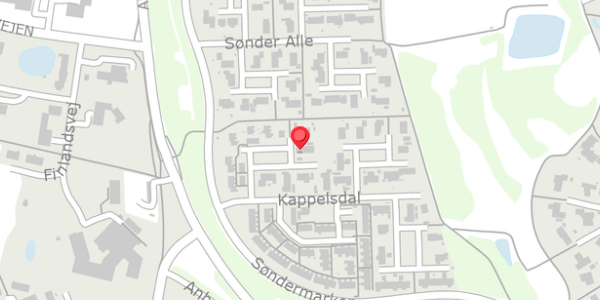 Trafikstøjkort på Kappelsdal 13B, . , 8450 Hammel