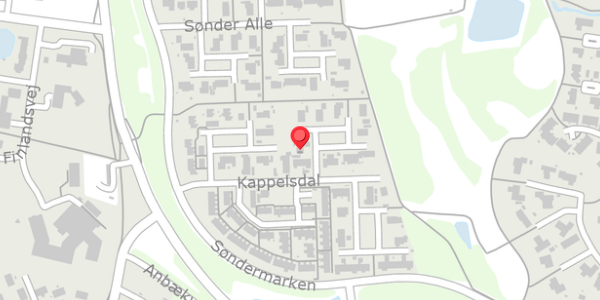 Trafikstøjkort på Kappelsdal 25A, . , 8450 Hammel