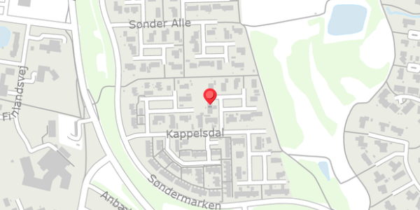 Trafikstøjkort på Kappelsdal 25B, . , 8450 Hammel