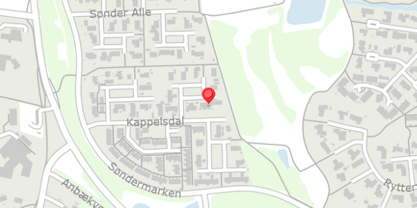 Trafikstøjkort på Kappelsdal 39A, 8450 Hammel